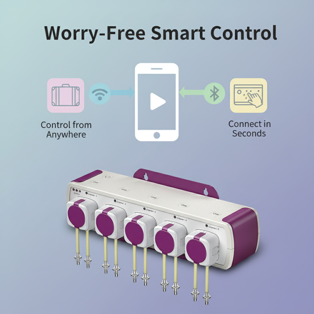 Smart Dosing Pump WiFi Bluetoo - đánh giá và giá Plant Parent App