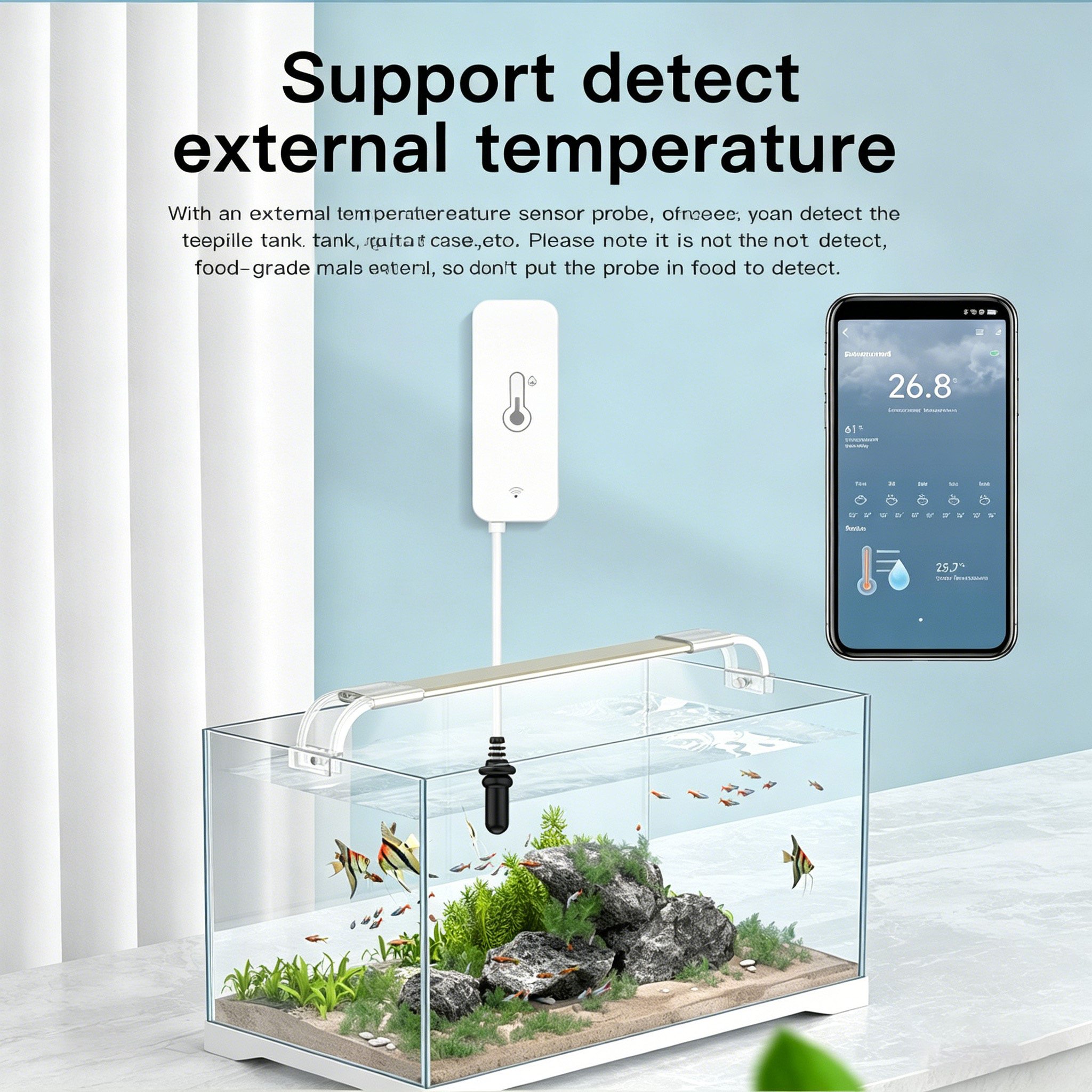 Tuya WiFi Temperature Humidity - đánh giá và giá Plant Parent App