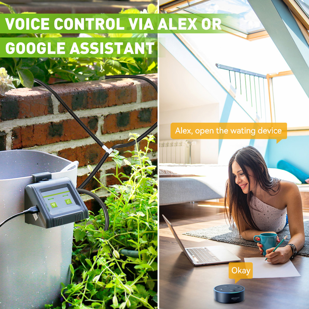 RAINPOINT Tuya Automatic Water - đánh giá và giá Plant Parent App